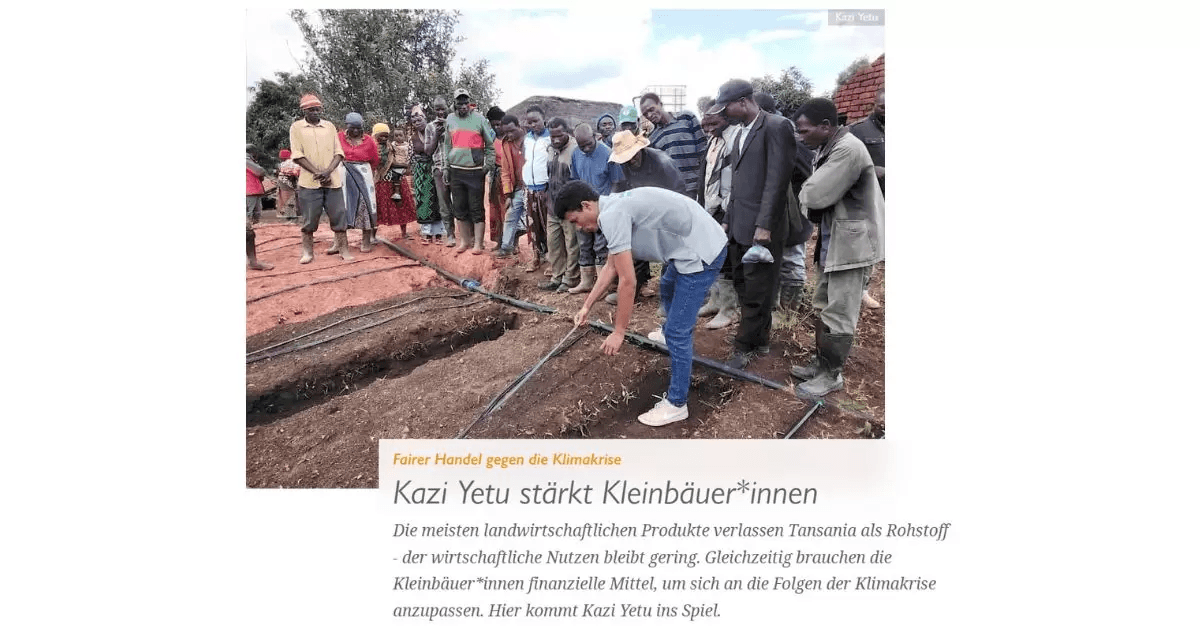 Weltladendachverband: How Fair Trade counters the climate crises